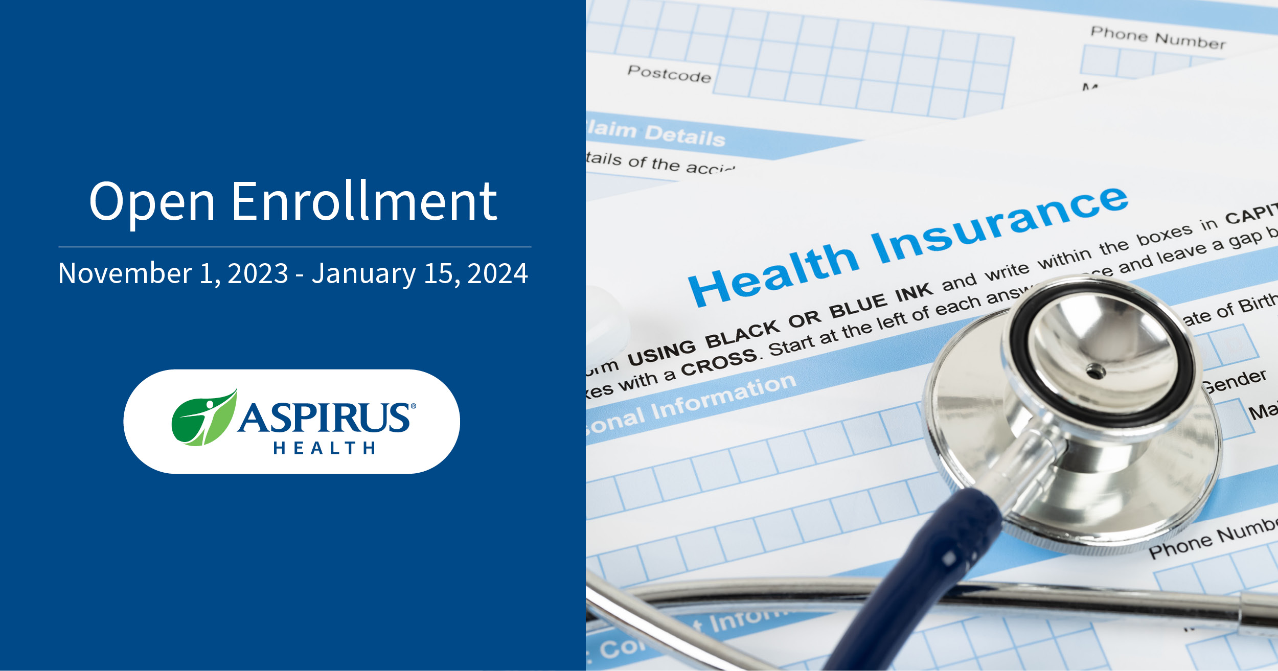 Open Enrollment for Health Insurance Approaching Press Room Aspirus